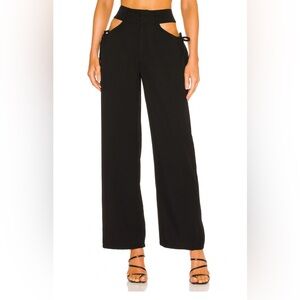 Revolve Black Cut Out Pants